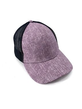 Lululemon Commission Hat Cherry Cola Black Mesh Back Snap Back Ball Cap